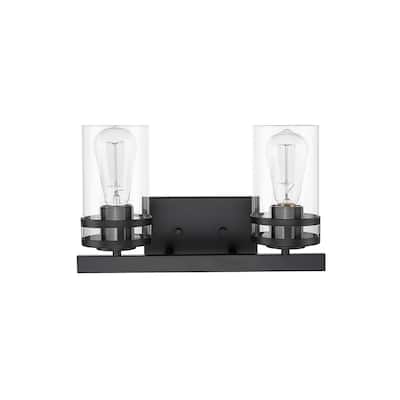 Millennium Lighting Lunden 2/3/4 Light Vanity Fixture in Matte Black