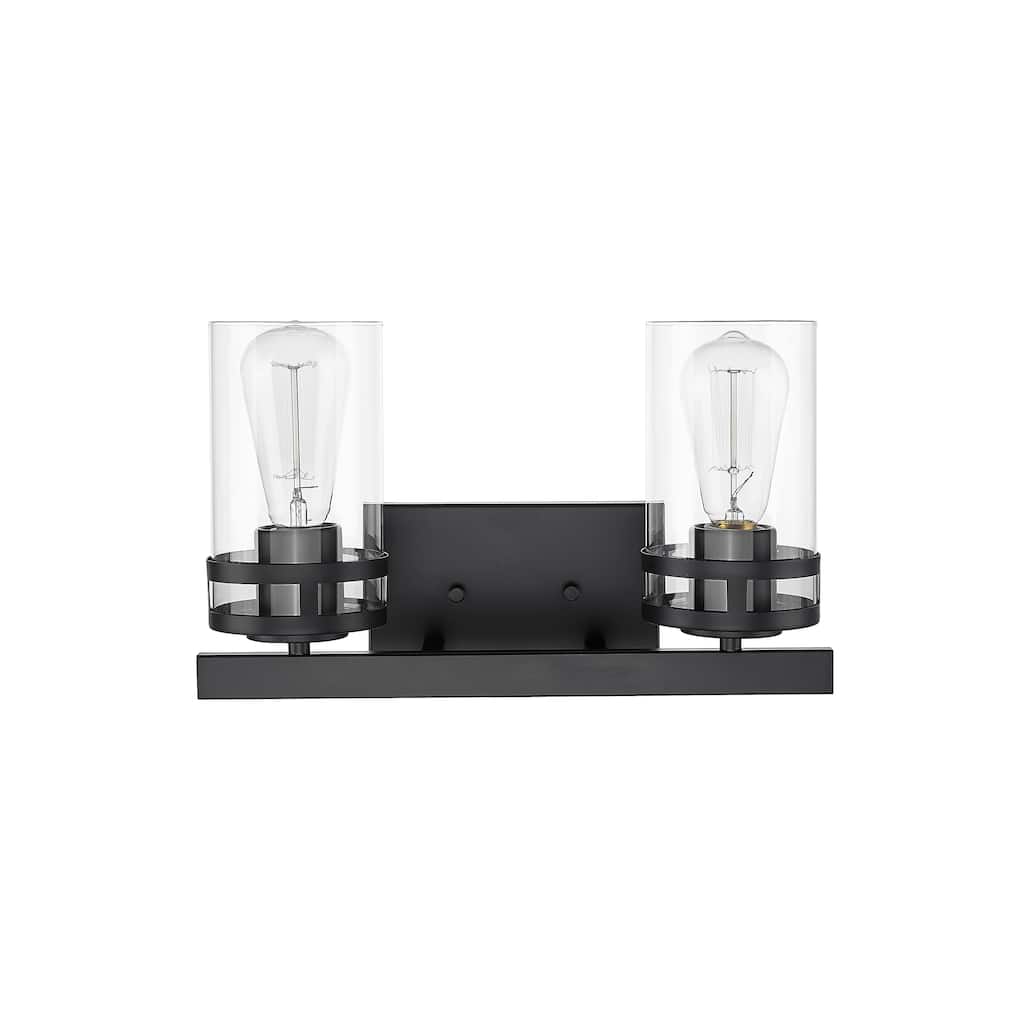 Millennium Lighting Lunden 2/3/4 Light Vanity Fixture in Matte Black