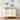 Anmytek Modern 2-Door White Wood Rattan Buffet Sideboard Kitchen Storage Cabinet with Adjustable Shelf