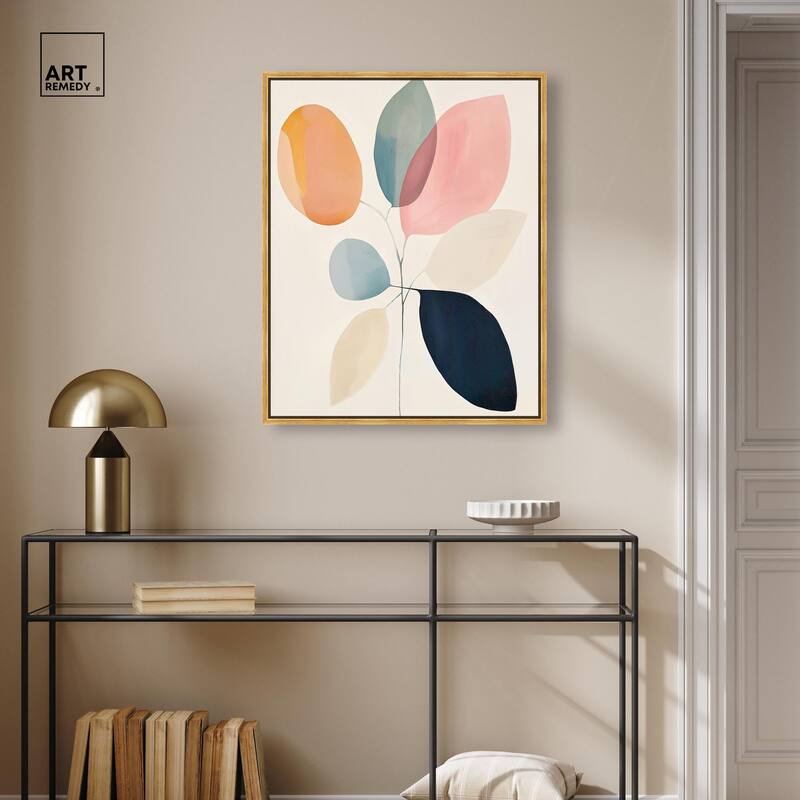 Soft Edge Foliage Canvas by Art Remedy