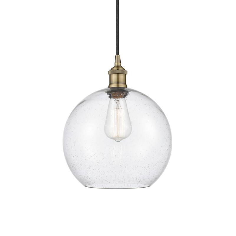 Innovations Lighting 616-1P-13-10 Athens Pendant Athens 10" Wide - Antique Brass / Seedy