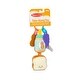 preview thumbnail 3 of 3, Melissa & Doug Multi-Sensory PB&J Take-Along Clip-On Infant Toy - Purple