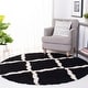 preview thumbnail 5 of 23, SAFAVIEH Dallas Shag Giusy Trellis 1.5-inch Thick Rug