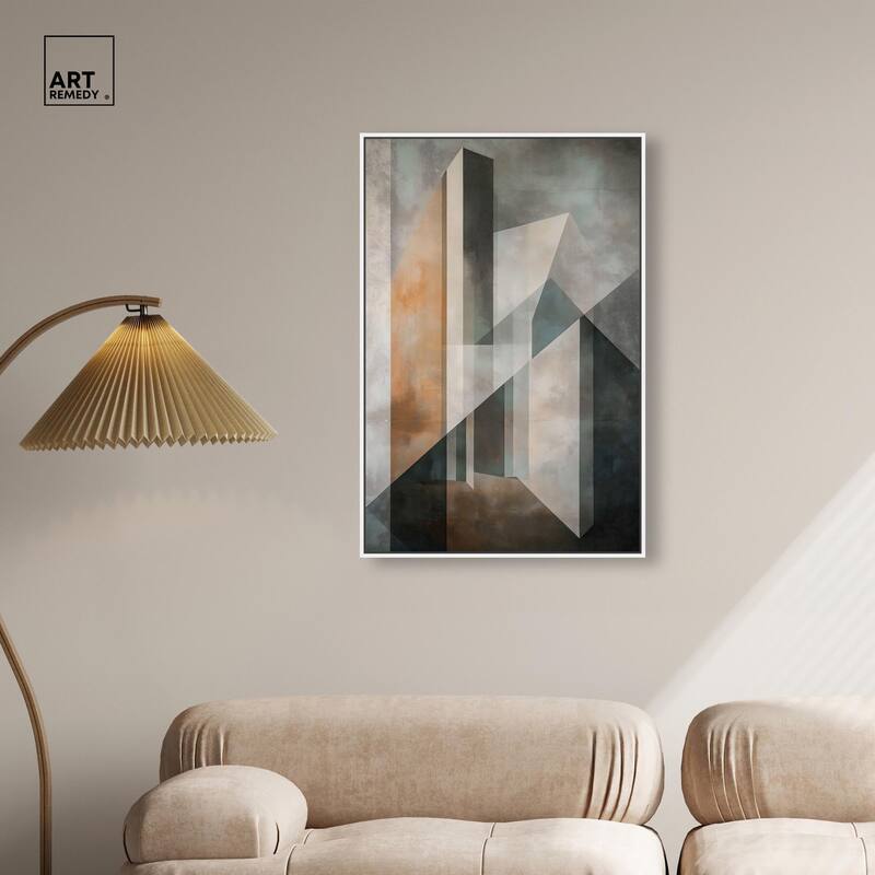 Spatial Geometry Canvas by Art Remedy