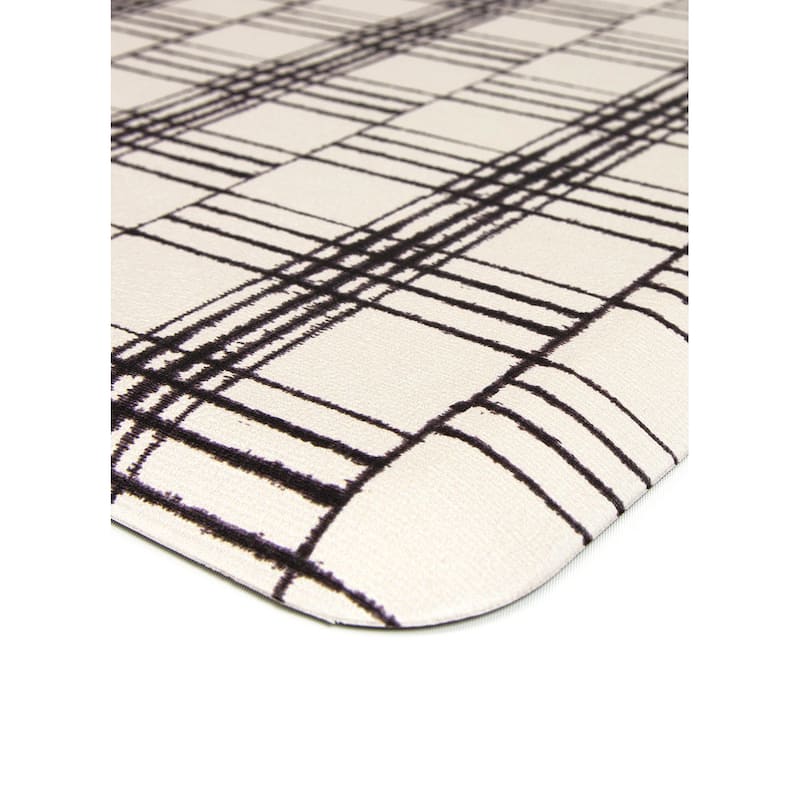 FloorPops Rooney Taupe Anti-Fatigue Comfort Long Mat - 20 x 60