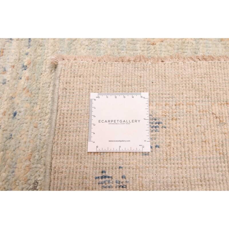 ECARPETGALLERY Hand-knotted Jules Serapi Blue Wool Rug - 8'11 x 12'0