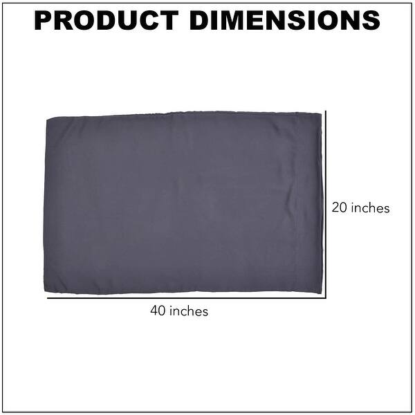 TLV HOMESMART Set of 2 Soft Comfortable Copper Infused Pillowcase Bed