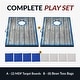 preview thumbnail 3 of 5, Hathaway Atlantic Cornhole Bean Bag Toss Game Set with LED Lights