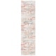 preview thumbnail 4 of 10, SAFAVIEH Calista Shag Oltiana Abstract 1-inch Thick Rug 2'3" x 7' Runner - Ivory/Beige - Runner