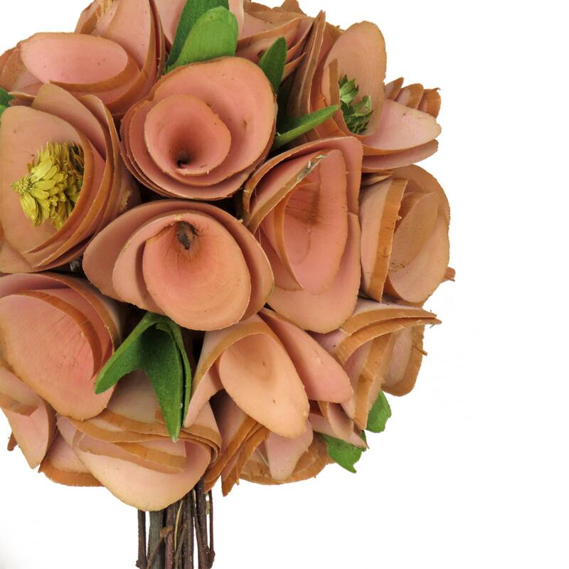 National Tree Company 12 in. Pink Floral Spring Topiary - 12 in