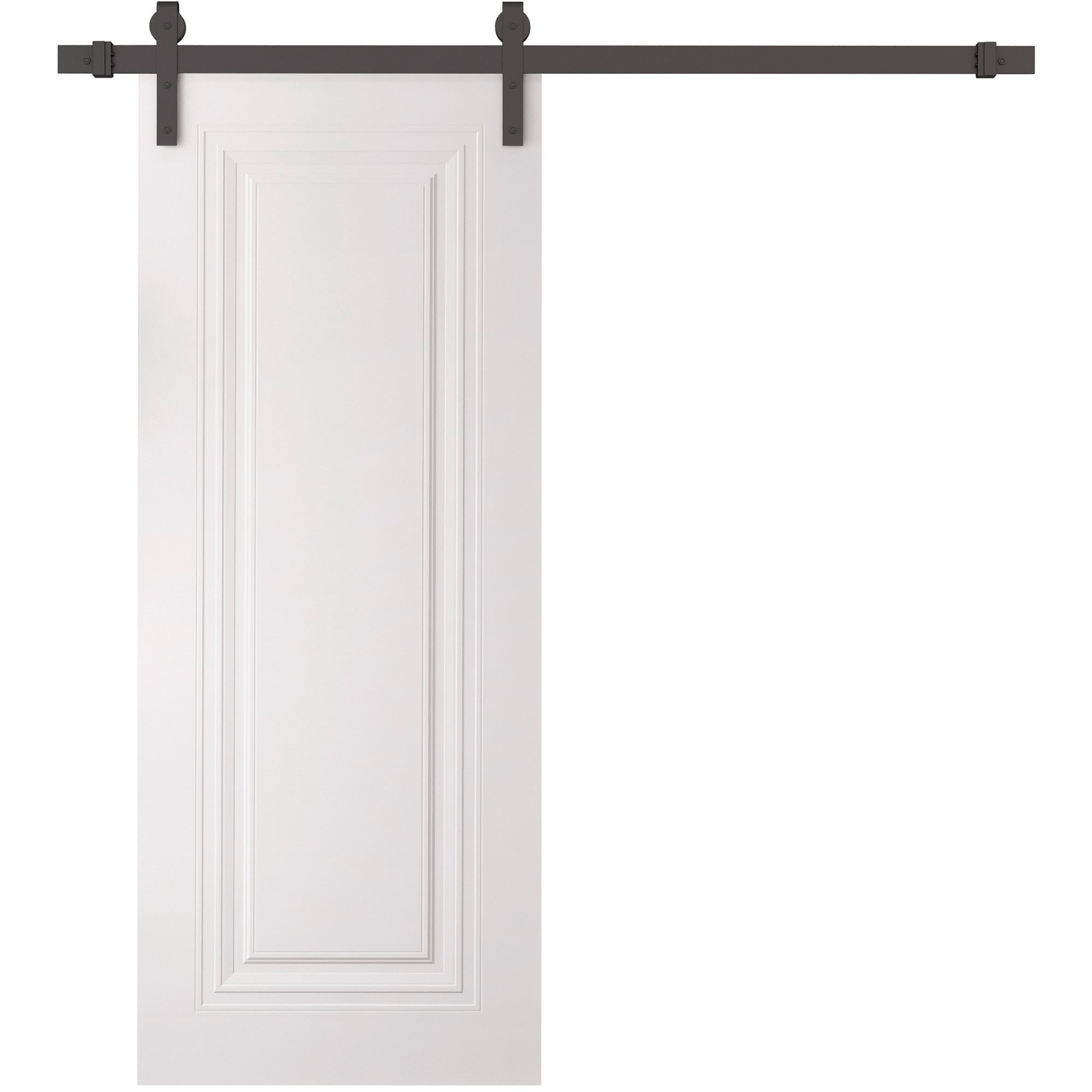 SartoDoors Basic 9111 | Bedroom Door Barn Door | Solid Wood | 18x80, White Bathroom Door Pantry Door Closet Door