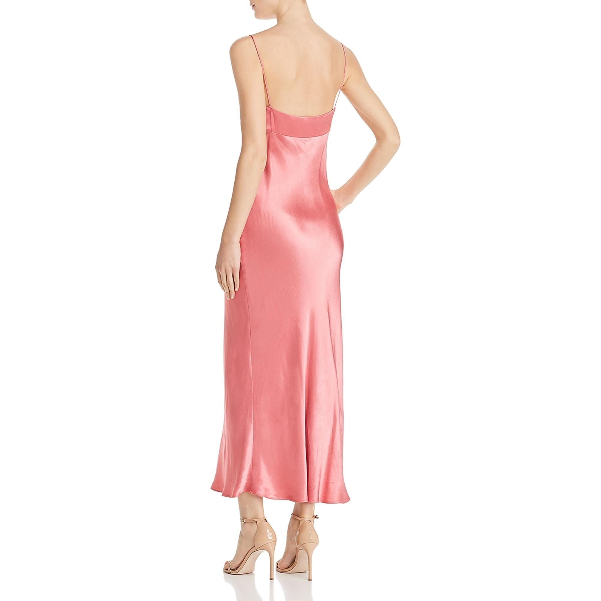bec and bridge pink slip dress