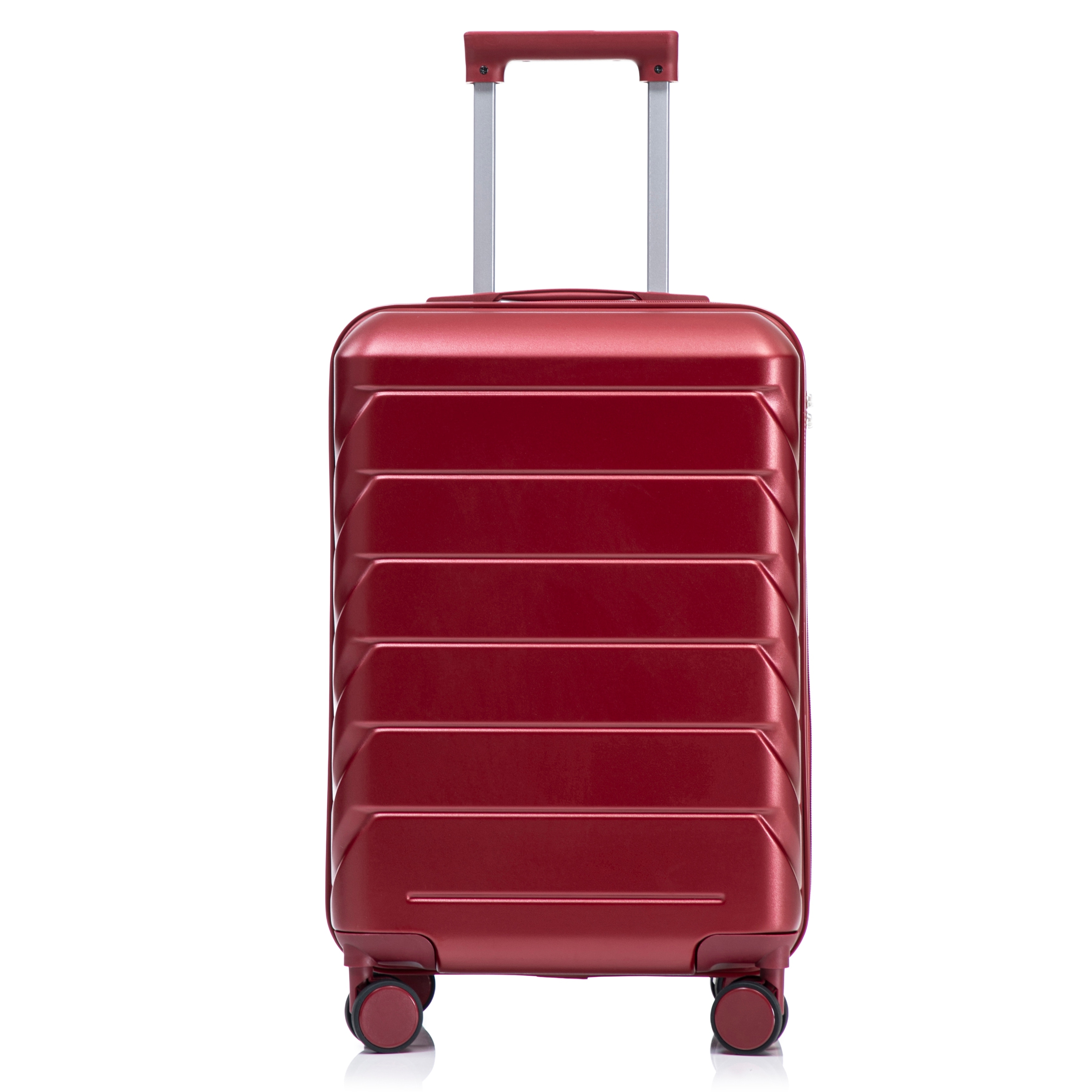20 Inch ABS Hard Shell Travel Checked Luggage, Scratch Resistant Surface Four Multi-Directional Wheels, With Combination Lock