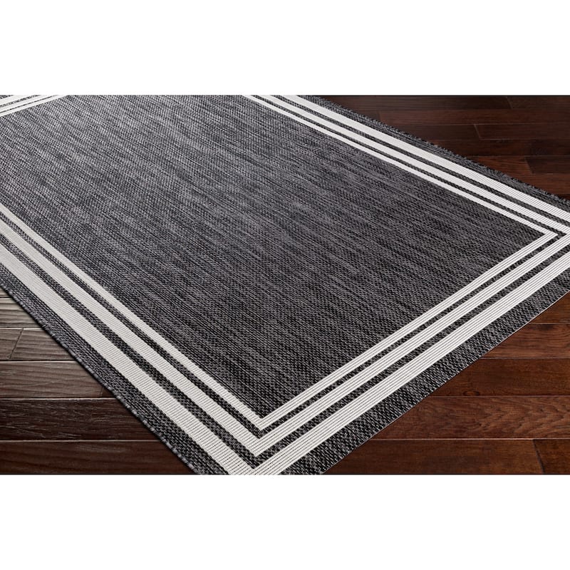 Livabliss Jeremie Indoor/ Outdoor Border Area Rug