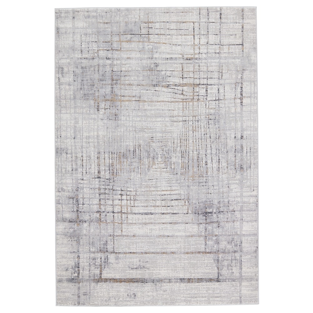 Toril Abstract Gray/ Gold Area Rug