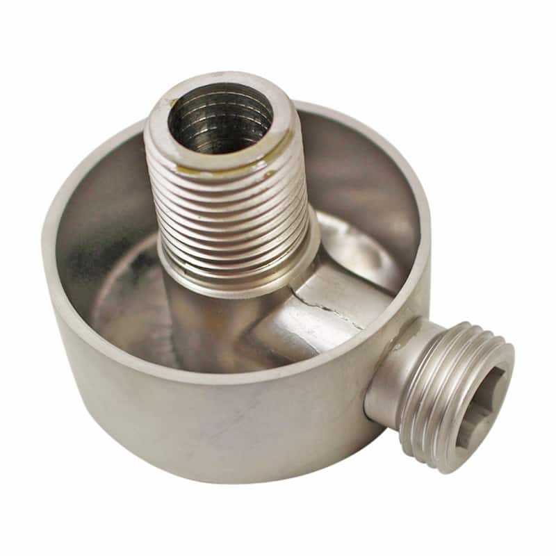 Shower Part Satin Nickel Brass Water Connector Part Only | Renovator's Supply