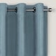 preview thumbnail 21 of 36, Eclipse Aura Draft Stopper Energy Saving 100% Blackout Grommet Top Curtain Panel