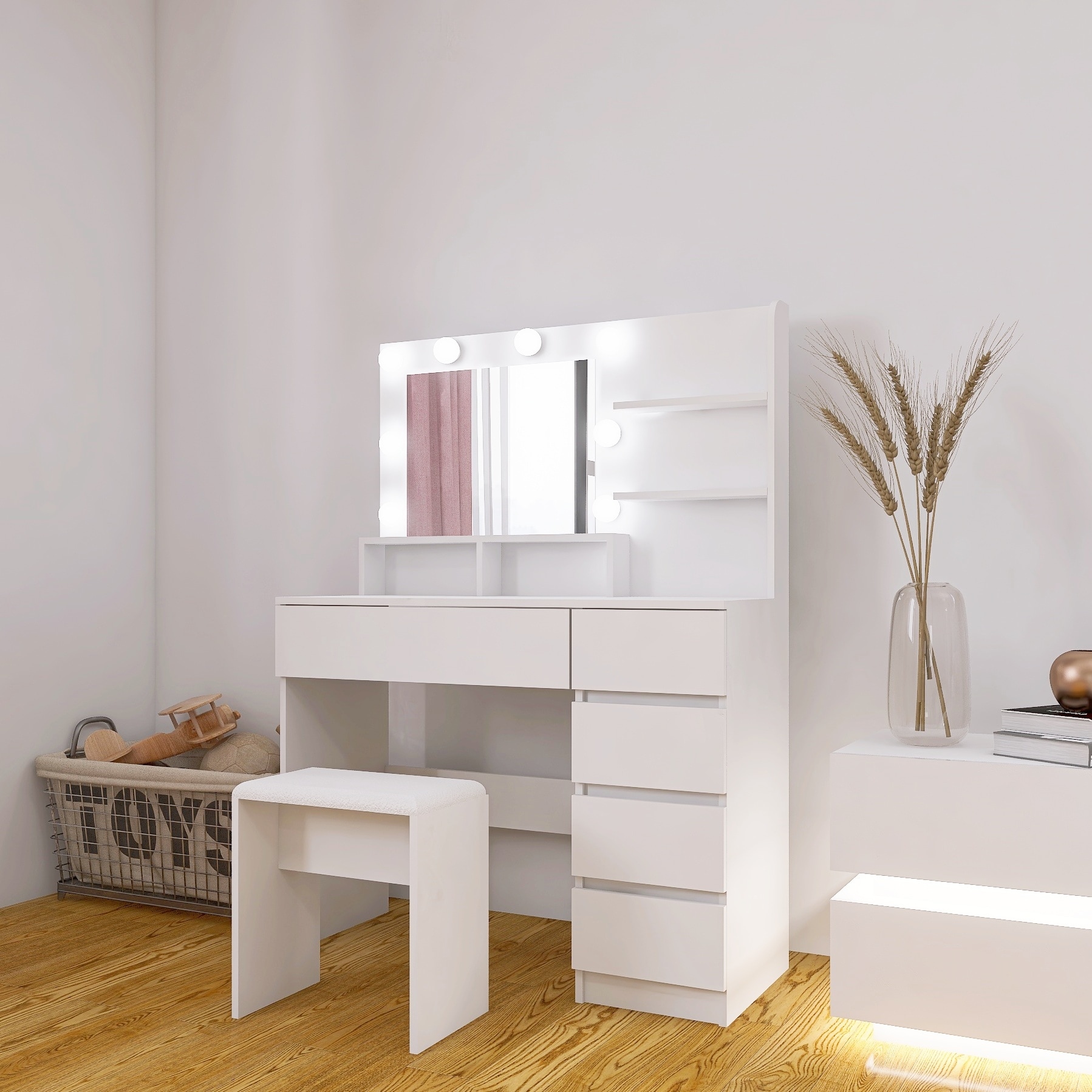 modern white gloss dressing table Modern White High Gloss Dressing Table White High Gloss Dressing Table With Drawer And Curved Edges
