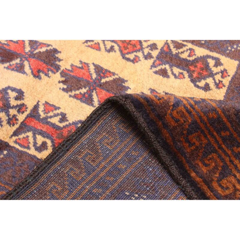 ECARPETGALLERY Hand-knotted Teimani Tan Wool Rug - 2'10 x 4'8