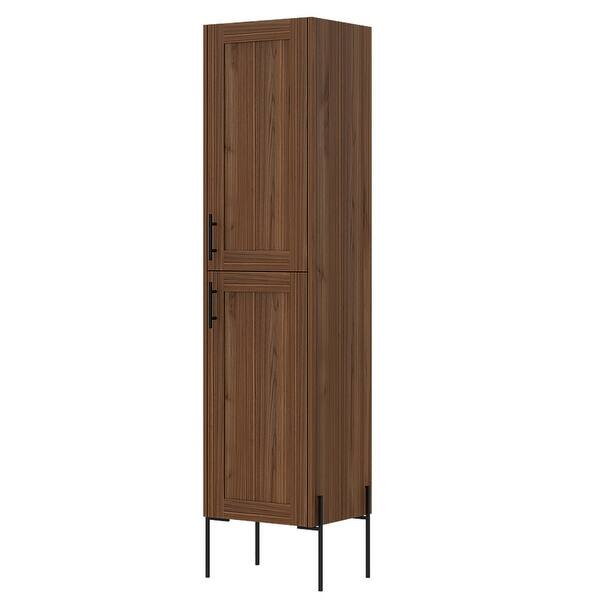 Svedin 18 in. W x 13 in. D x 71 in. H Free Standing Tall Bathroom Linen Cabinet in Matte Gray Svedin 18 in. W x 13 in. D x 71 in. H Free Standing Tall Bathroom Linen Cabinet in Matte Gray