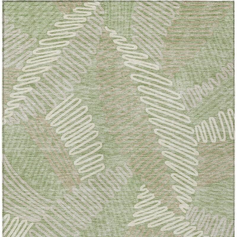 HomeRoots Floral Transitional Rectangle Outdoor Rug