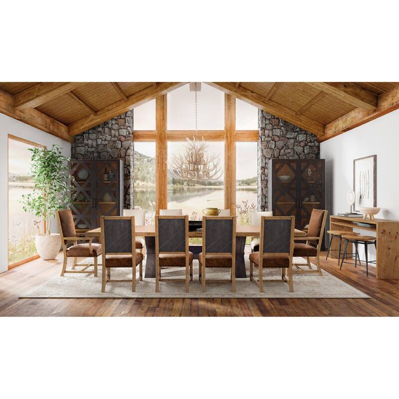 Hooker Furniture 6700-75200-80 Big Sky 46" Wide Solid Wood Edged Top
