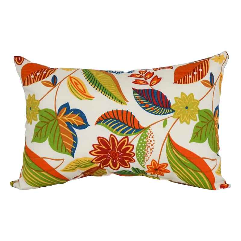 19-inch by 11-inch Outdoor Throw Pillows (Set of 2, Multiple Patterns) - 19 x 11