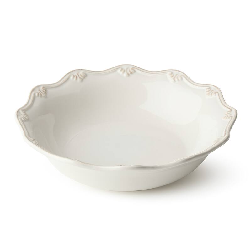Certified International Heritage Scroll 30 oz. Soup Bowls,Set of 4 - 9'' W x 9'' D x 2.25'' H