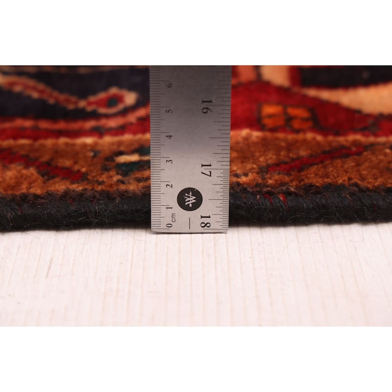 ECARPETGALLERY Hand-knotted Anadol Vintage Black, Red Wool Rug - 5'1 x 8'3