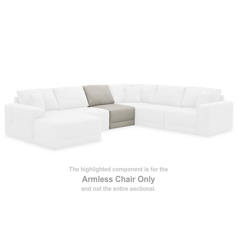 Signature Design by Ashley Next-Gen Gaucho Light Gray 3-Piece Sectional Sofa with Chaise - 113" W x 68" D x 36" H