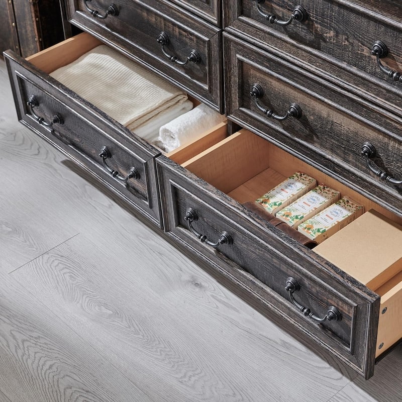 Farmhouse Drawers Dresser, Wood Chest of Drawers, Dressers Organizer