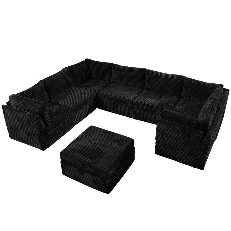 OVIOS Elegant L-Shaped Sofa