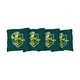 preview thumbnail 1 of 1, Clarkson University Golden Knights Green Cornhole Bags All-Weather Resin Filled