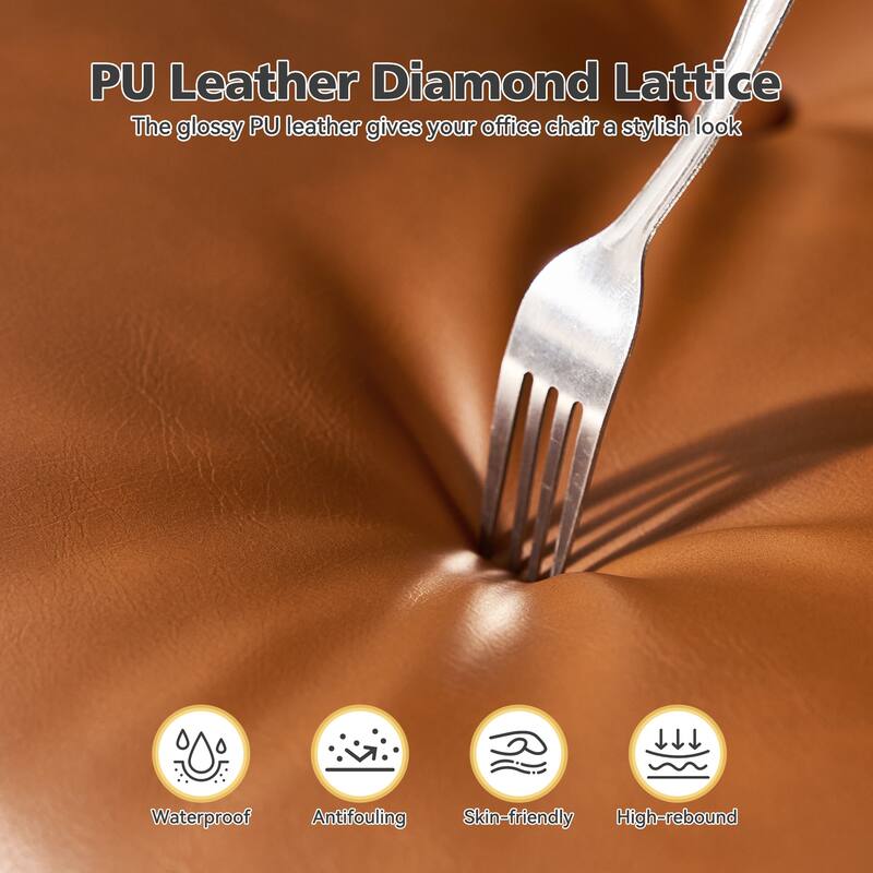 HOOOWOOO Modern Office Chair Adjustable Swivel Task Chair