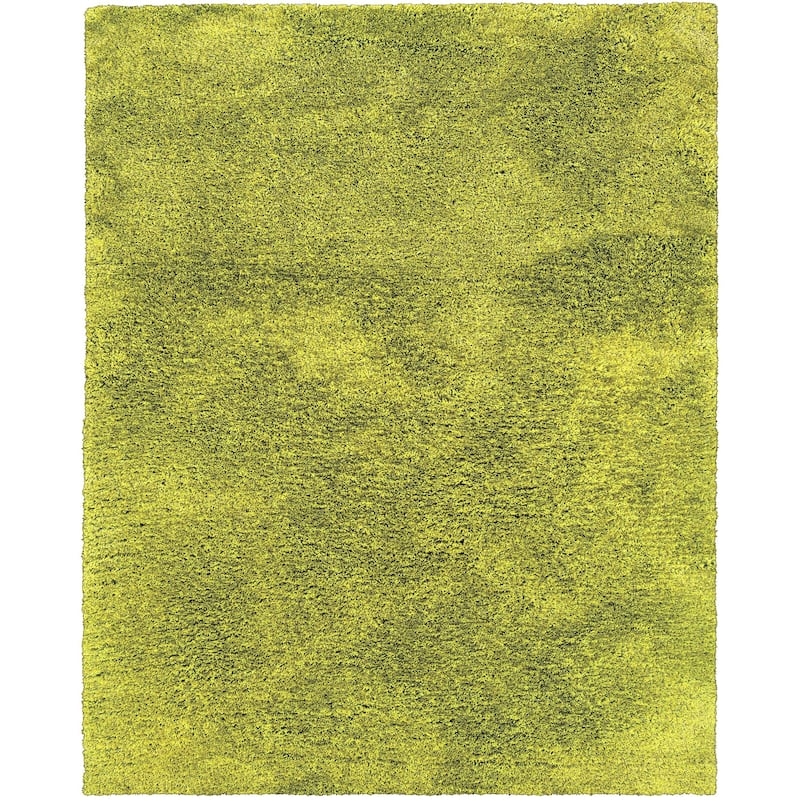 HomeRoots Solid Color Shag Rectangle Area Rug - 62.99 in. x 38.98 in. x 1.60 in.