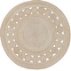 preview thumbnail 10 of 13, Artistic Weavers Hand-Woven Adelia Jute Area Rug 3' Round - Multi