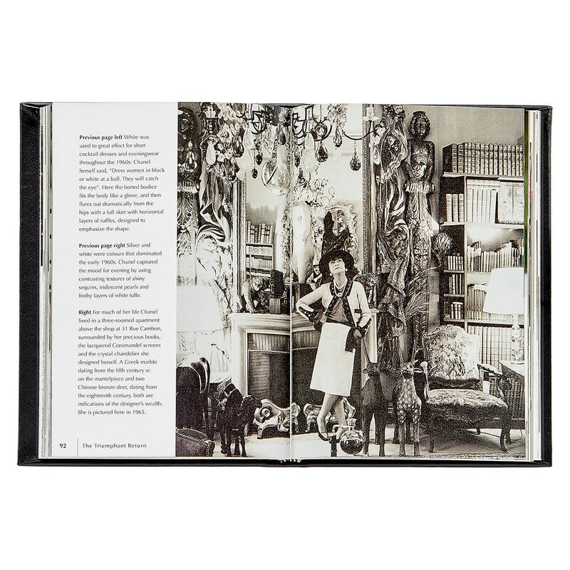 Graphic Image Little Book of Chanel Coffee Table Book, Leather, Black