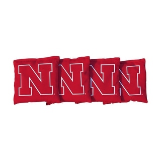 Nebraska Cornhuskers Red Cornhole Bags