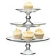 preview thumbnail 7 of 7, Libbey Selene 3-Tier Glass Footed Server Set - Set of 3