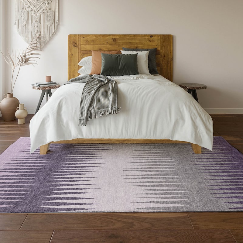 Premium Washable Super Soft Modern Spikes Mayfield Rug