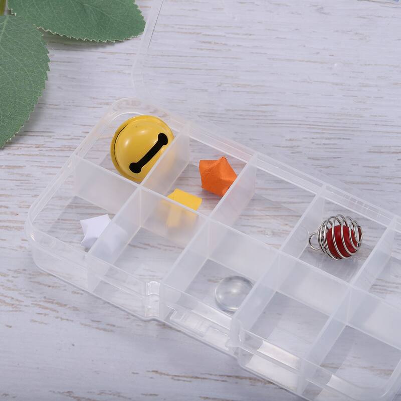 28 Grids Jewelry Organizer Box, 3pcs Clear Plastic Jewelry Boxes