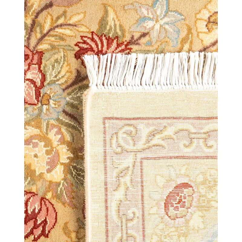 Overton Mogul One-of-a-Kind Hand-Knotted Area Rug - Yellow, 6' 8" x 9' 10" - 6' 8" x 9' 10"