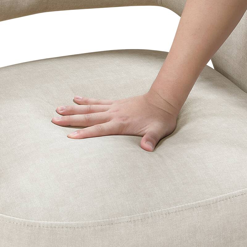 Sonoma 27.5" Velvet Accent Chair - Gold Finish Metal Legs