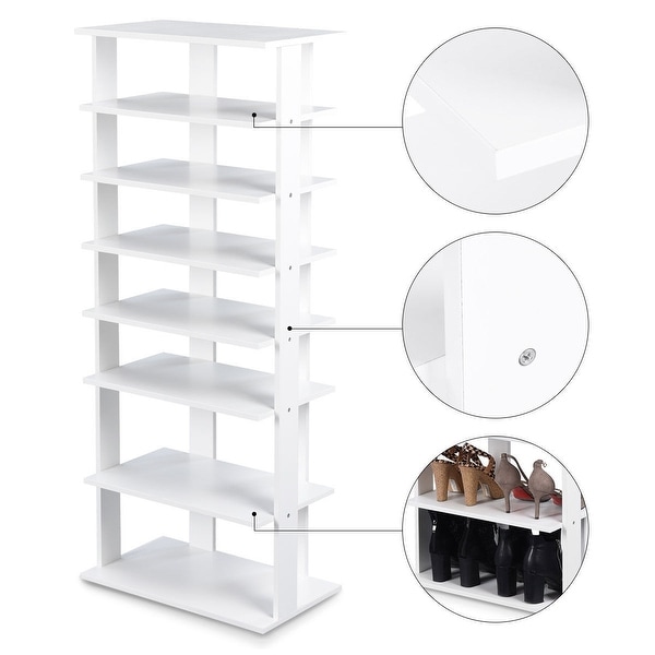 white shoe stand