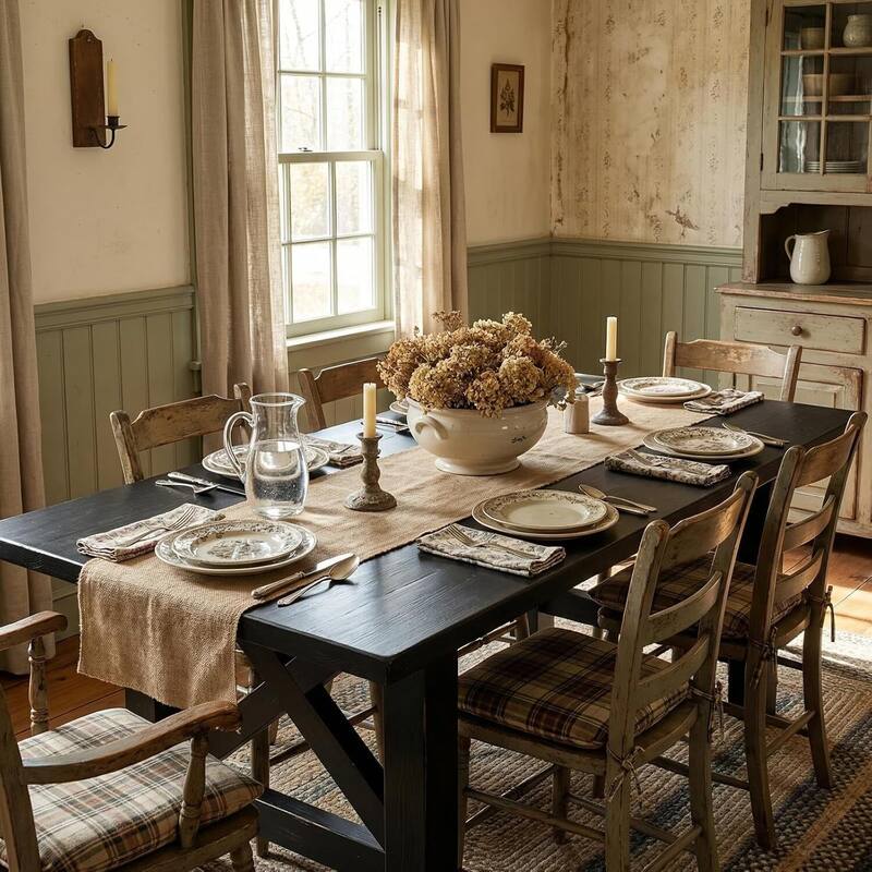 71" Farmhouse Kitchen Dining Table Set for 6-8 for Kitchen, Office (Only Table)