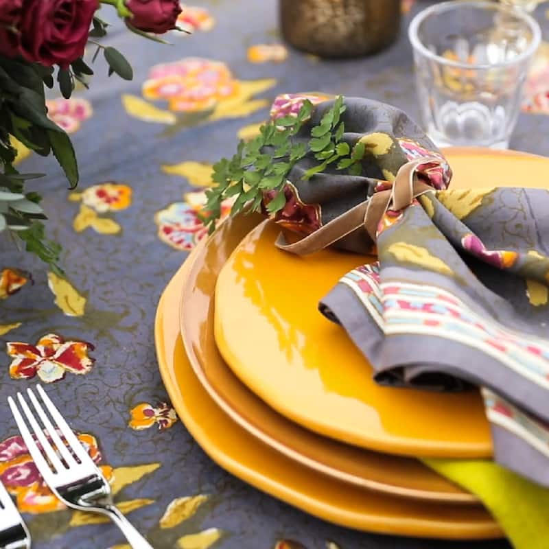 Couleur Nature 19-inch Pansy Napkins (Set of 6)