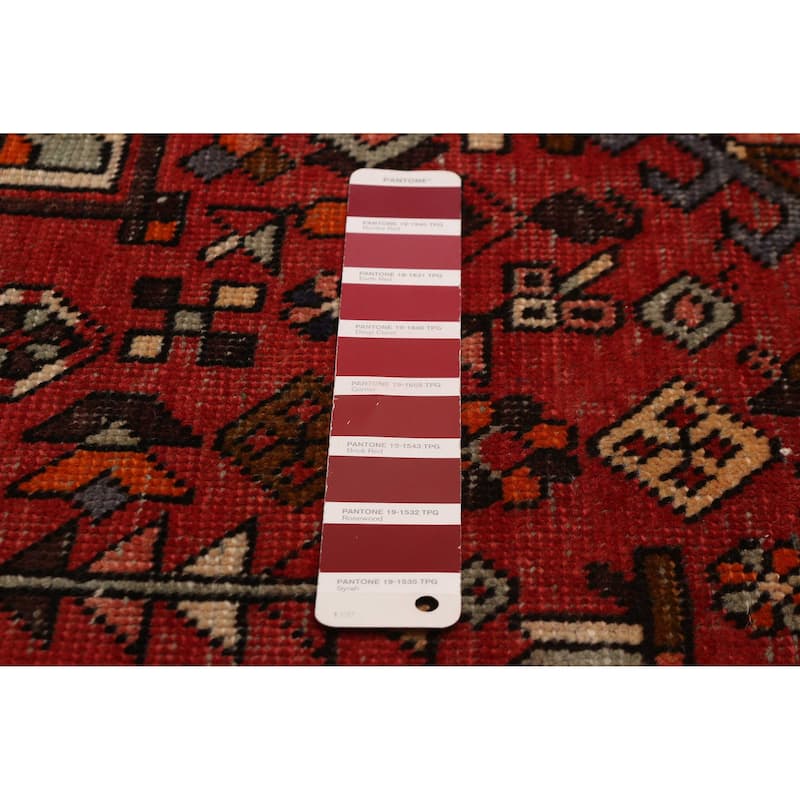 ECARPETGALLERY Hand-knotted Konya Anatolian Red Wool Rug - 3'4 x 11'3