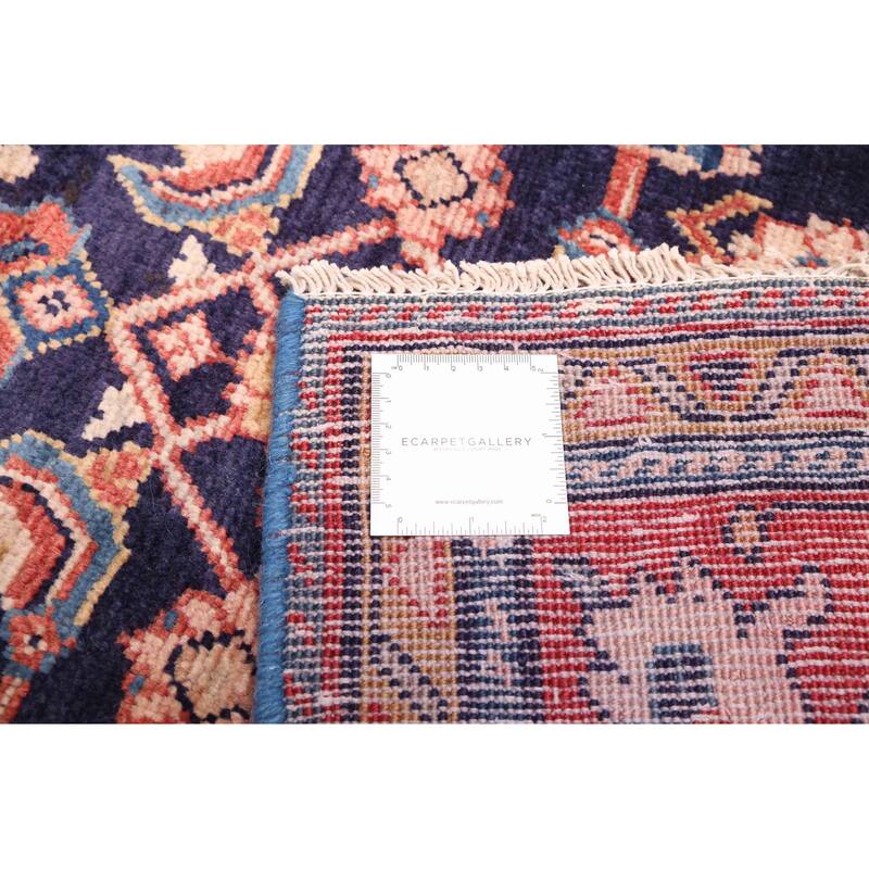 ECARPETGALLERY Hand-knotted Andelz Dark Navy Wool Rug - 4'11 x 6'8