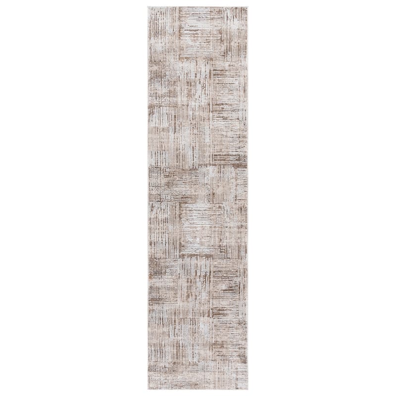 SAFAVIEH Finley Gilly Modern Contemporary Rug - Ivory/Beige - 2'2" x 10' Runner