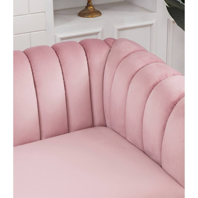 Kayley Luxury Velvet sofa love seat Standard Living Room Set